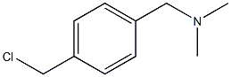 {[4-(chloromethyl)phenyl]methyl}dimethylamine 结构式