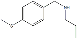 {[4-(methylsulfanyl)phenyl]methyl}(propyl)amine 结构式