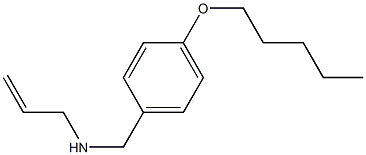 {[4-(pentyloxy)phenyl]methyl}(prop-2-en-1-yl)amine 结构式