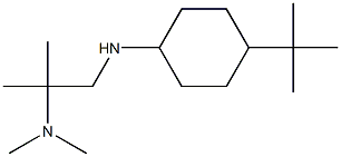 {1-[(4-tert-butylcyclohexyl)amino]-2-methylpropan-2-yl}dimethylamine 结构式