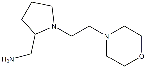 {1-[2-(morpholin-4-yl)ethyl]pyrrolidin-2-yl}methanamine 结构式