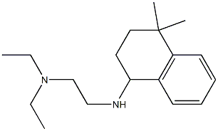 {2-[(4,4-dimethyl-1,2,3,4-tetrahydronaphthalen-1-yl)amino]ethyl}diethylamine 结构式