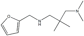 {2-[(dimethylamino)methyl]-2-methylpropyl}(furan-2-ylmethyl)amine 结构式