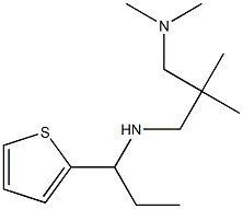 {2-[(dimethylamino)methyl]-2-methylpropyl}[1-(thiophen-2-yl)propyl]amine 结构式