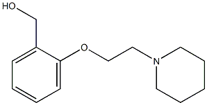 {2-[2-(piperidin-1-yl)ethoxy]phenyl}methanol 结构式