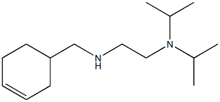 {2-[bis(propan-2-yl)amino]ethyl}(cyclohex-3-en-1-ylmethyl)amine 结构式