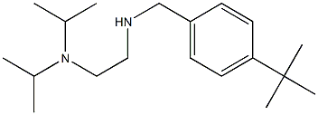 {2-[bis(propan-2-yl)amino]ethyl}[(4-tert-butylphenyl)methyl]amine 结构式