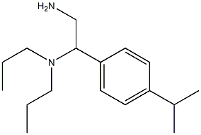 {2-amino-1-[4-(propan-2-yl)phenyl]ethyl}dipropylamine 结构式