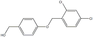 {4-[(2,4-dichlorophenyl)methoxy]phenyl}methanol 结构式