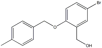 {5-bromo-2-[(4-methylphenyl)methoxy]phenyl}methanol 结构式