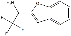 1-(1-benzofuran-2-yl)-2,2,2-trifluoroethanamine 结构式