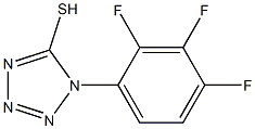 1-(2,3,4-trifluorophenyl)-1H-1,2,3,4-tetrazole-5-thiol 结构式