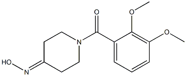 1-(2,3-dimethoxybenzoyl)piperidin-4-one oxime 结构式