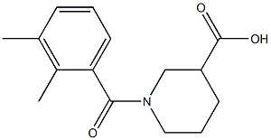 1-(2,3-dimethylbenzoyl)piperidine-3-carboxylic acid 结构式