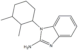 1-(2,3-dimethylcyclohexyl)-1H-1,3-benzodiazol-2-amine 结构式