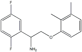 1-(2,5-difluorophenyl)-2-(2,3-dimethylphenoxy)ethanamine 结构式