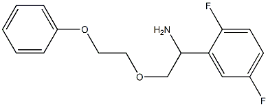 1-(2,5-difluorophenyl)-2-(2-phenoxyethoxy)ethan-1-amine 结构式