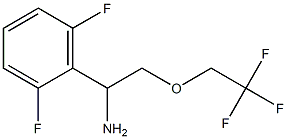 1-(2,6-difluorophenyl)-2-(2,2,2-trifluoroethoxy)ethanamine 结构式