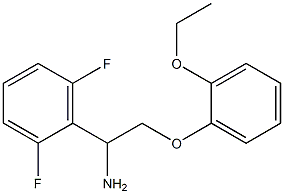 1-(2,6-difluorophenyl)-2-(2-ethoxyphenoxy)ethanamine 结构式