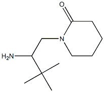 1-(2-amino-3,3-dimethylbutyl)piperidin-2-one 结构式