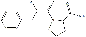 1-(2-amino-3-phenylpropanoyl)pyrrolidine-2-carboxamide 结构式