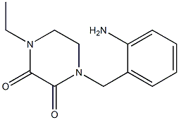 1-(2-aminobenzyl)-4-ethylpiperazine-2,3-dione 结构式