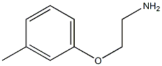 1-(2-aminoethoxy)-3-methylbenzene 结构式