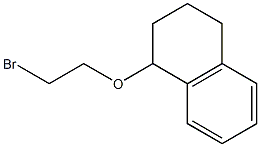 1-(2-bromoethoxy)-1,2,3,4-tetrahydronaphthalene 结构式