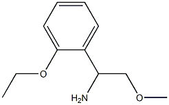 1-(2-ethoxyphenyl)-2-methoxyethanamine 结构式