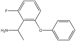 1-(2-fluoro-6-phenoxyphenyl)ethan-1-amine 结构式