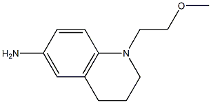 1-(2-methoxyethyl)-1,2,3,4-tetrahydroquinolin-6-amine 结构式