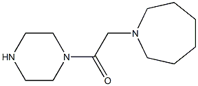 1-(2-oxo-2-piperazin-1-ylethyl)azepane 结构式