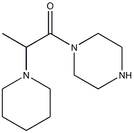 1-(2-piperidin-1-ylpropanoyl)piperazine 结构式