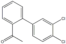 1-(3',4'-dichloro-1,1'-biphenyl-2-yl)ethanone 结构式