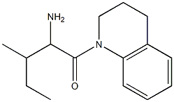 1-(3,4-dihydroquinolin-1(2H)-yl)-3-methyl-1-oxopentan-2-amine 结构式