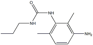 1-(3-amino-2,6-dimethylphenyl)-3-propylurea 结构式