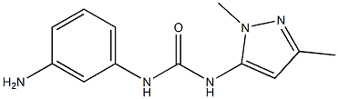 1-(3-aminophenyl)-3-(1,3-dimethyl-1H-pyrazol-5-yl)urea 结构式