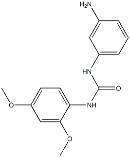 1-(3-aminophenyl)-3-(2,4-dimethoxyphenyl)urea 结构式