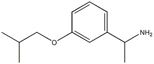 1-(3-isobutoxyphenyl)ethanamine 结构式