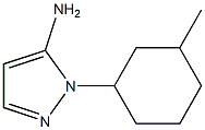 1-(3-methylcyclohexyl)-1H-pyrazol-5-amine 结构式