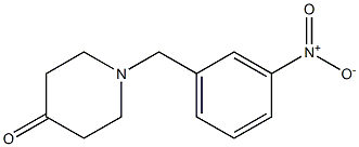 1-(3-nitrobenzyl)piperidin-4-one 结构式