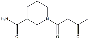 1-(3-oxobutanoyl)piperidine-3-carboxamide 结构式