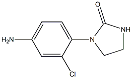 1-(4-amino-2-chlorophenyl)imidazolidin-2-one 结构式