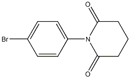 1-(4-bromophenyl)piperidine-2,6-dione 结构式