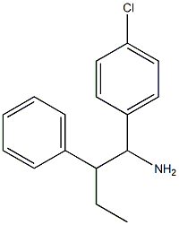 1-(4-chlorophenyl)-2-phenylbutan-1-amine 结构式