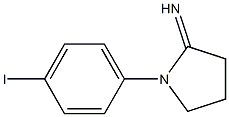 1-(4-iodophenyl)pyrrolidin-2-imine 结构式