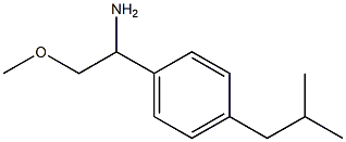 1-(4-isobutylphenyl)-2-methoxyethanamine 结构式