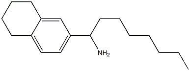 1-(5,6,7,8-tetrahydronaphthalen-2-yl)octan-1-amine 结构式