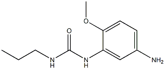 1-(5-amino-2-methoxyphenyl)-3-propylurea 结构式