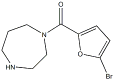 1-(5-bromo-2-furoyl)-1,4-diazepane 结构式